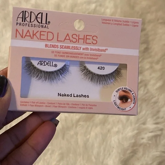 😍New n' package Ardell False Eyelashes Naked Lash Style Number 420 Lash - 1pr - Picture 3 of 5